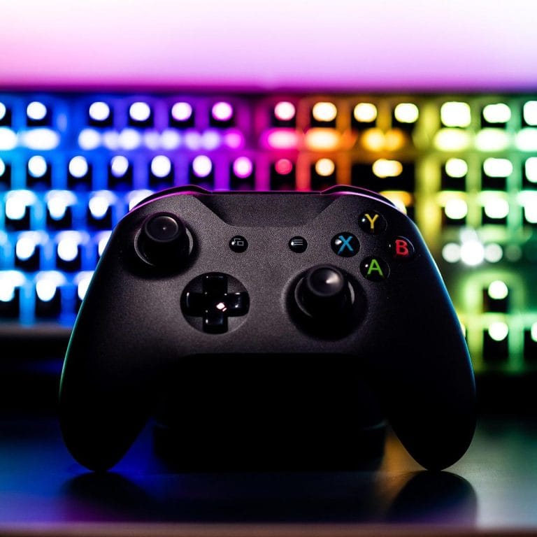 Une manette de jeu video